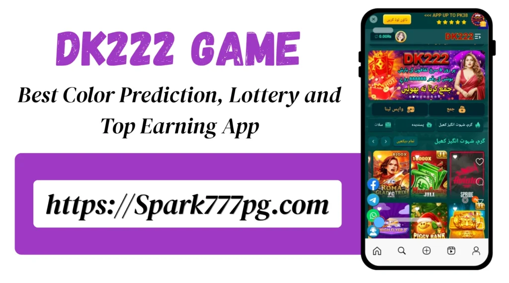 DK222 Game interface screenshot