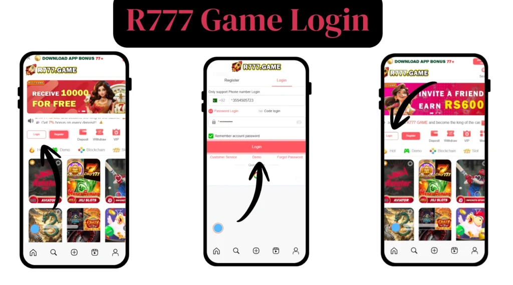 R777 Game login